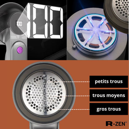 Rasoir anti-bouloche R-ZEN™ rechargeable 2-en-1